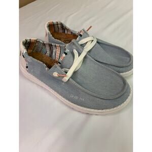 Hey Dude Women's Size 8 Wendy Boho Tribal Slip-On EUC